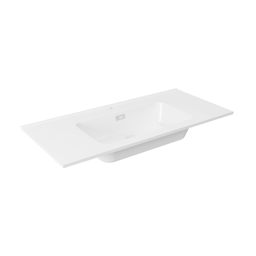 FACKELMANNGMBH VITA Gussmarmor-Waschtisch 1010x158x465 matt weiß 16969801