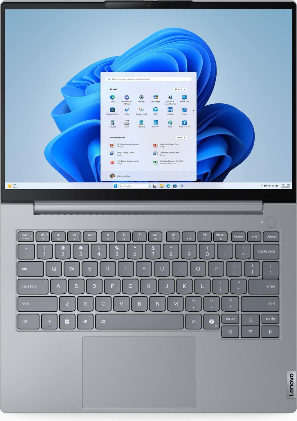 Lenovo ThinkBook 14 G8 IAL Laptop, Intel Core Ultra 9, 35,6 cm (14 inch), 1920 x 1200 pixels, 16 GB, 512 GB, Windows 11 Pro