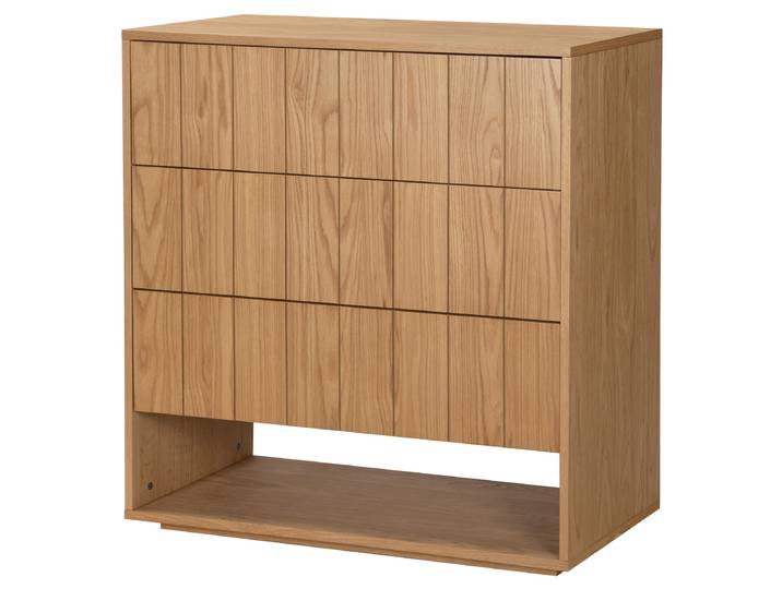 Furnierte Kommode ARBOW 100 x 100 x 40cm Braun