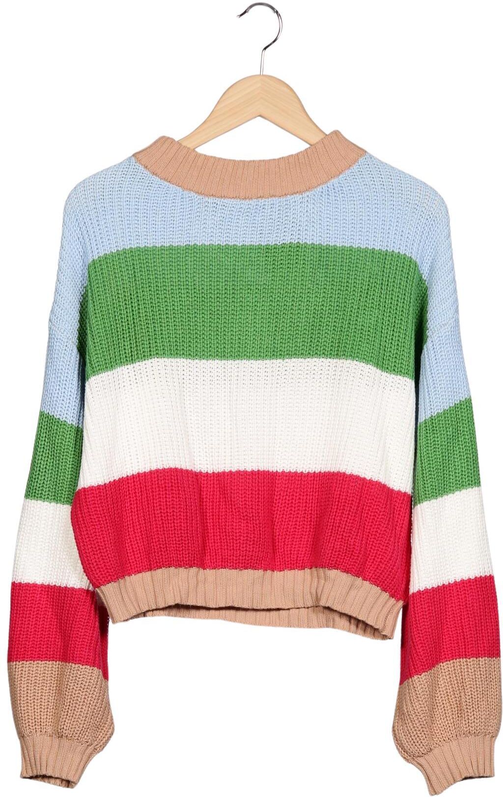 Glamorous Damen Pullover, Mehrfarbig, Gr. EU 36, Synthetik - Second Hand