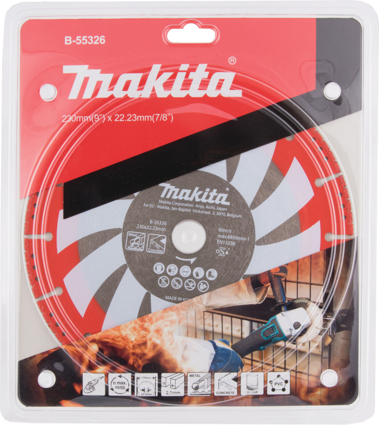 Makita Diamantschneider 230mm Rettung (B-55326)