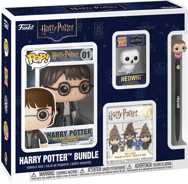 Funko Pop! Vinyl Harry Potter 4 Piece Collectable Bundle for Collectors