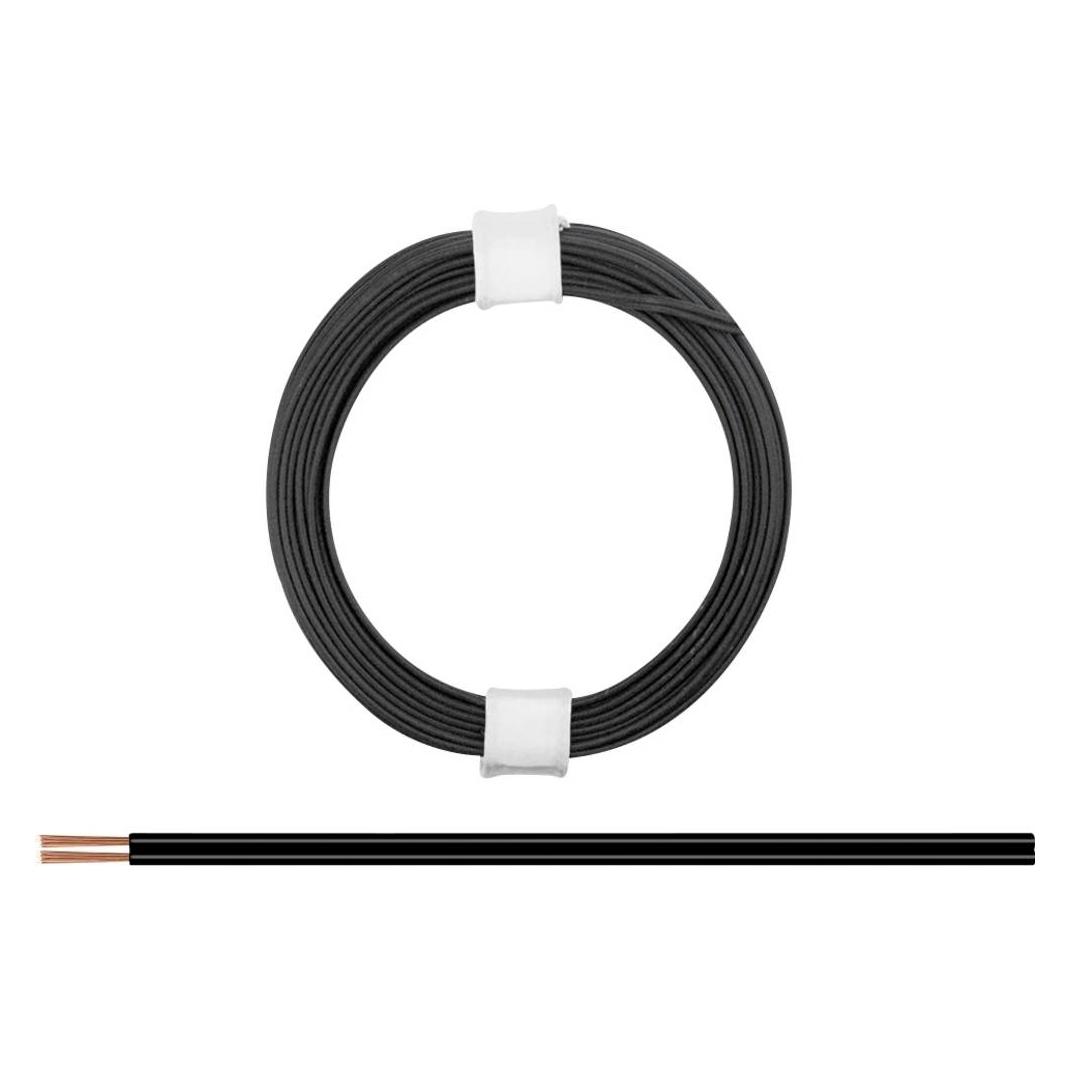 Donau ZWILLINGSLITZE 0,08 / 5m schwarz-schwarz (5 m) (114-11)