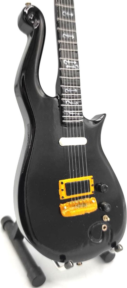 Miniatuur replica Cloud gitaar Zwart - Prince