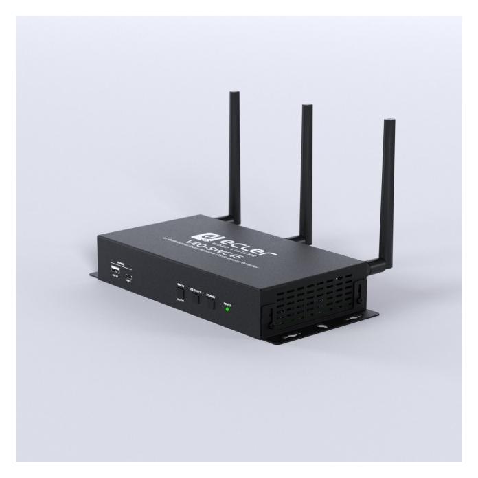Ecler VEO-SWC45, professioneller 4K-Videokonferenz-Switcher, kabellos, Airplay Chromecast (CVEOSWC45)