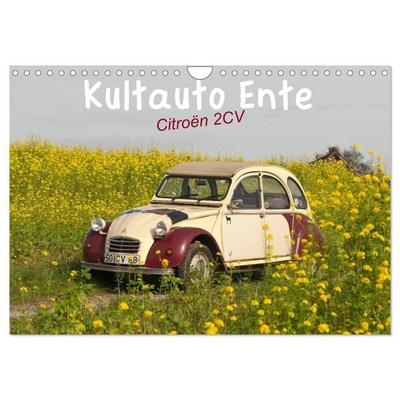 Kultauto Ente Citroën 2CV (Wandkalender 2027 DIN A4 quer), CALVENDO Monatskalender