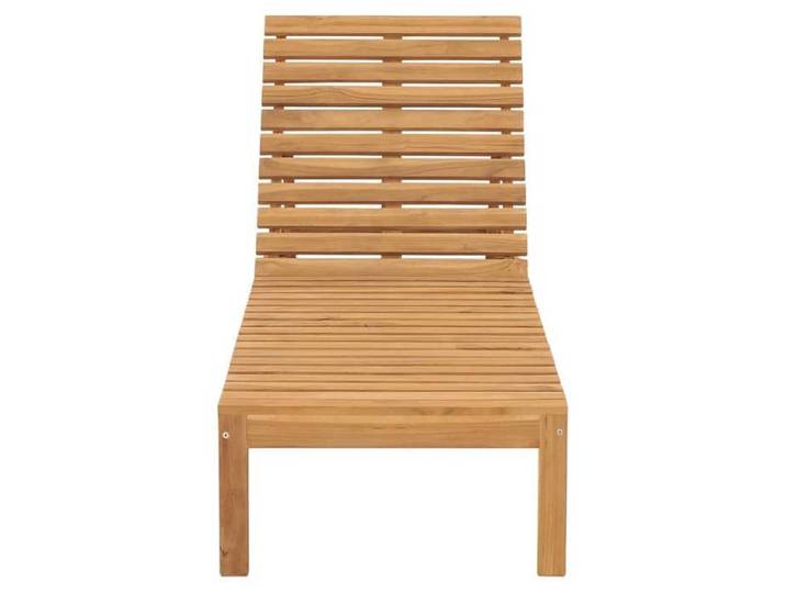 (SOLDE d'été) Chaise longue Bain de soleil VIDAXL bois de teck solide SOL402338