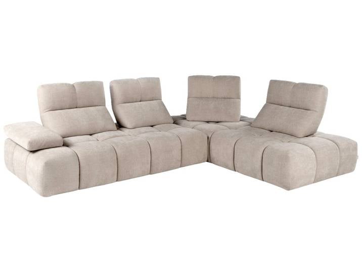 Belluti Eckgarnitur PRM 1220 EOS, beige, Stoff