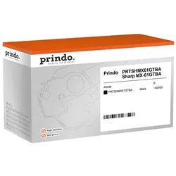Prindo, Toner, kompatibel mit Sharp MX-61GTBA (BK)