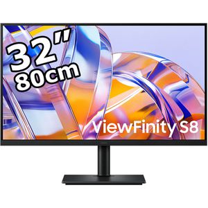 Samsung Monitor ViewFinity S8 S80UH, S32H804UAU, 32 Zoll, 4K UHD 3840 x 2160 Pixel, 5 ms, 60 Hz