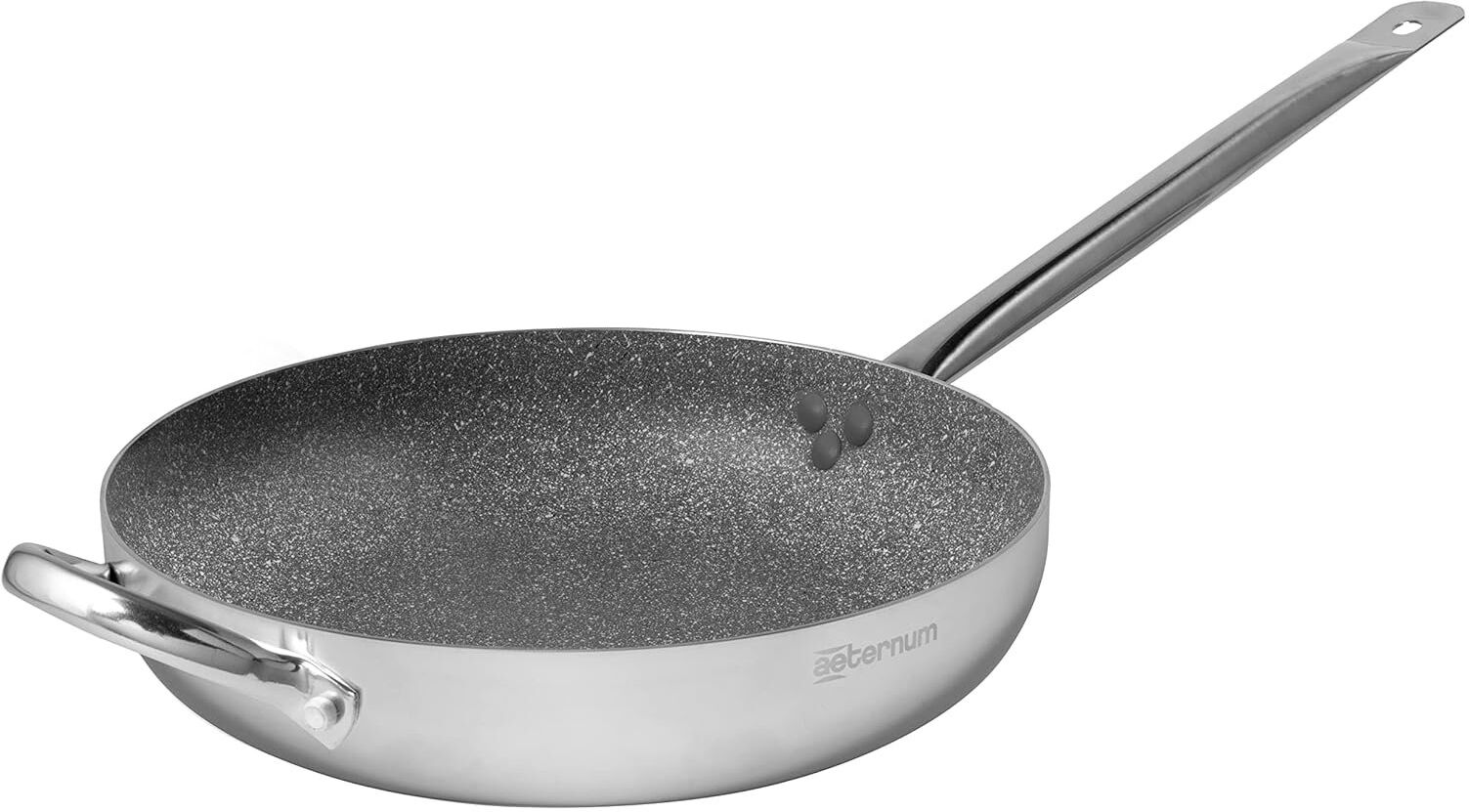 Padella Aeternum Y0F8PA0360 GRANDE FAMIGLIA DELUXE Manico lungo Silver