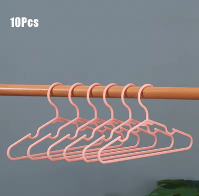 Inspire Curations 10 Or 20Pcs Non Slip Kids Clothes Hangers For Closet 10pcs Pink