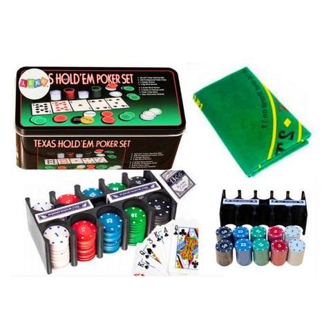 Lean Toys Pokerset, Brett, 2 Kartendecks und Chips (49676427)