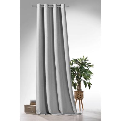 Verdunkelungsvorhang WECKBRODT "Blackout" Gr. 1, grau, B:135cm H:245cm, Polyester, Gardinen, Thermo, blickdicht, Kälte-, Wärmeisolierend, Schalldämmend, Store