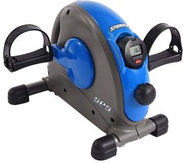 Mini Exercise Bike, Blue Home Fitness Equipment by Stamina in Blue