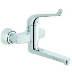 Grohe Euroeco Special Waschtisch-Sicherheitsarmatur 32793000 chrom, Ausladung 25,6 cm