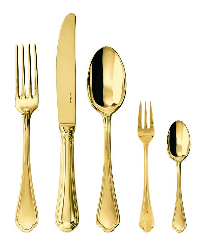 Sambonet Besteck 30tlg. Vh. Edelstahl/PVD Gold 52756GN1
