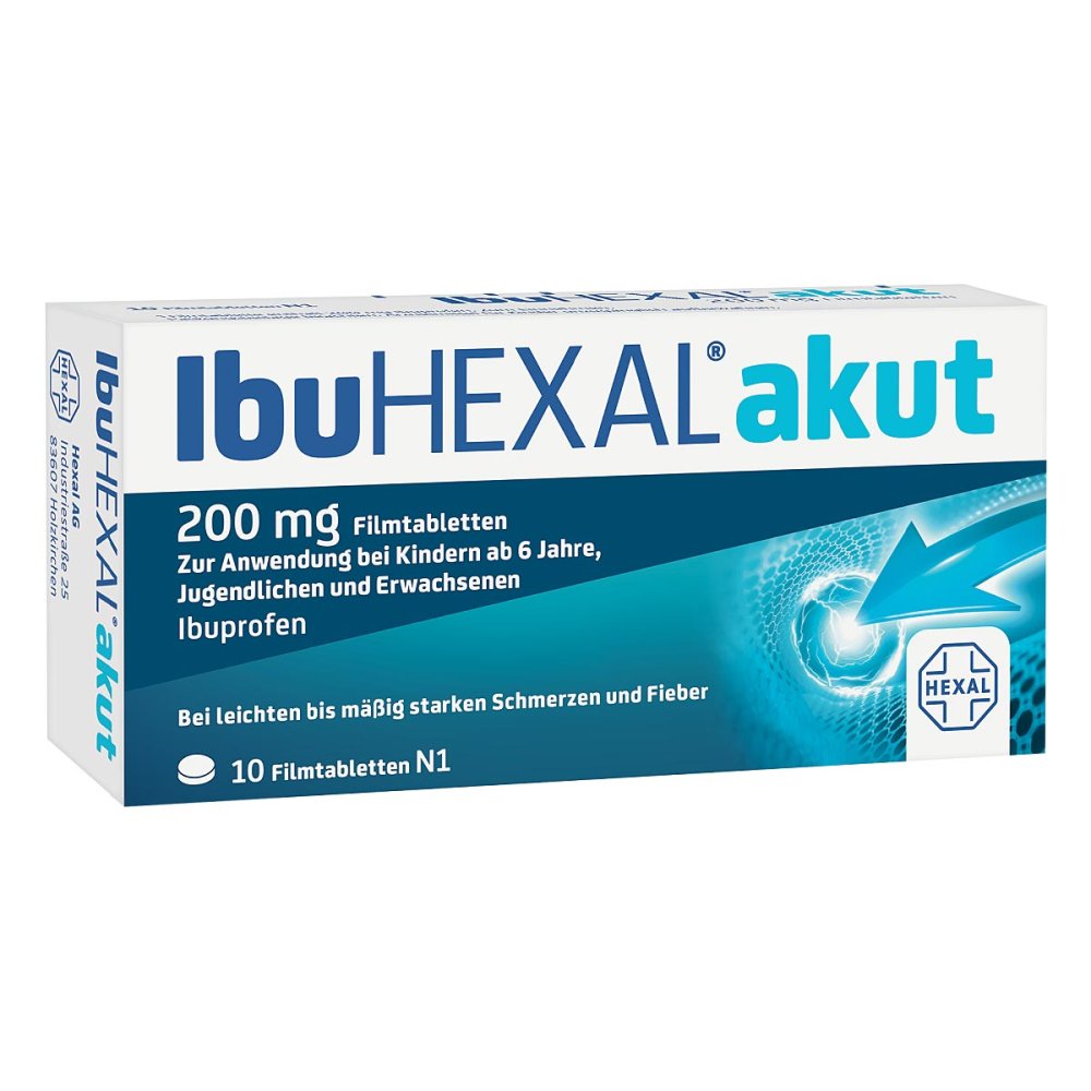 Hexal AG IbuHEXAL® akut 200 mg Filmtabletten 02222420