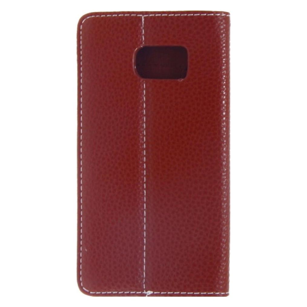 Book Case Fashion for Galaxy S6 Edge - brown 4250710563920 (Samsung Galaxy S6 Edge) (25445219)