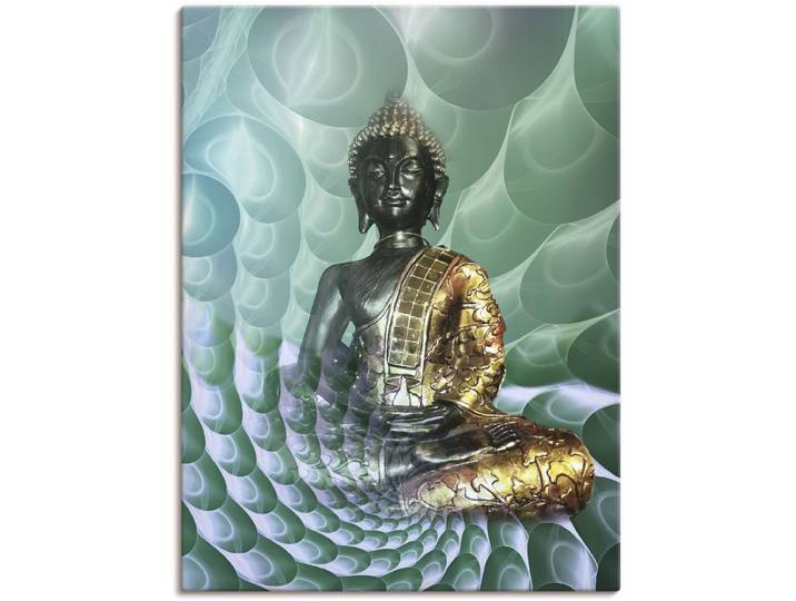 Wandbild ARTLAND Buddhas Traumwelt CB , bunt (farbe bild(er): bunt), B:45cm H:60cm, Bilder, Wandbild, als Alubild, Leinwandbild, Poster in verschied. Grössen