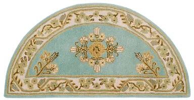 "Achla Designs Jardin Half Round Hearth Rug, 44 Inch Long - 3'6"""