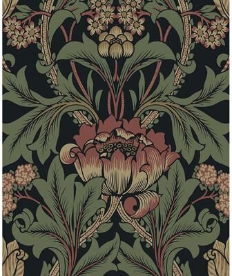 NextWall Primrose Floral Peel and Stick Wallpaper