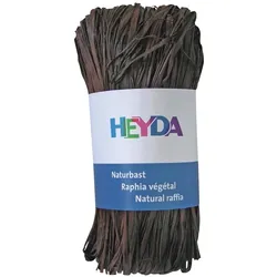 5x Heyda Naturbast 50g-Bündel braun