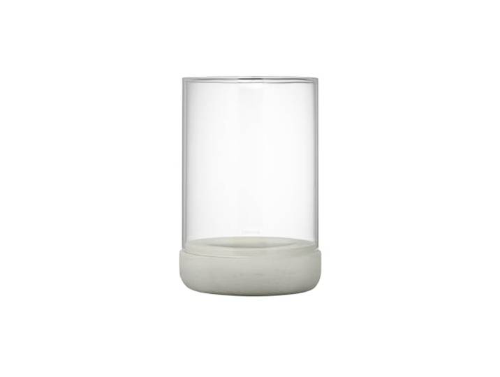 Blomus Photophore Calma 65448\, Pierre/béton\, Pierre\, Beton\, H 22\,5 cm\, Gris