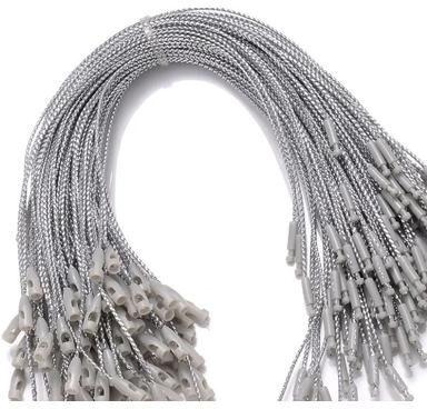 Uplift Picks Secure 100 Piece Christmas Ornament Hanging Strings For Easy Holiday Decorating silver