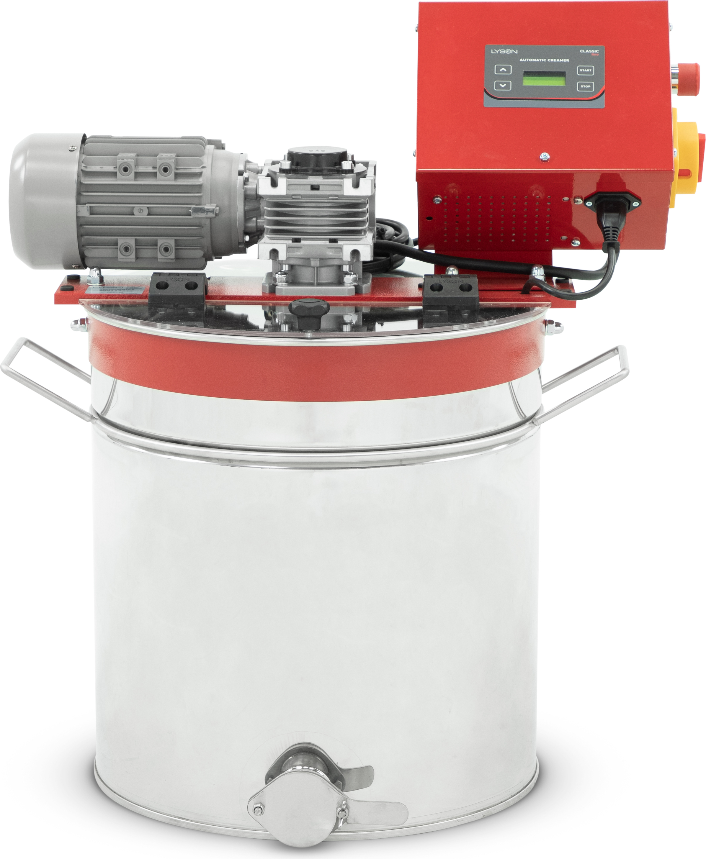 LYSON Honigrührgerät 50 L 230V mit automatischer Steuerung Honigrührwerk Honig rühren aus Edelstahl