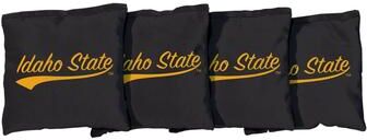 Skip's Garage College Vault Idaho State University Bengals Black Cornhole Bags