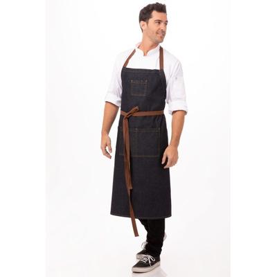 Chef Works® MEMPHIS Kochschürze extra groß, Indigo Blau
