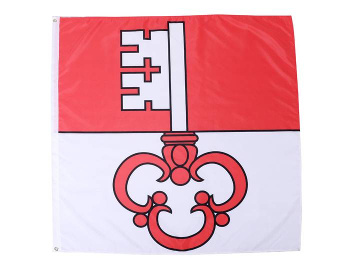 Kantonsflagge Obwalden 120 x 120 cm