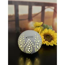 Lichtkugel Sedano 18cm LED cremeweiß