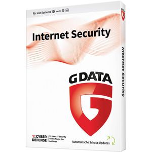 G-Data Antivirensoftware Internet Security 2020, Vollversion, PKC, 3 Geräte, 1 Jahr, deutsch
