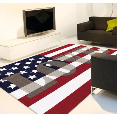 Teppich ARTE ESPINA "Joy 4129", bunt (multi), B:140cm H:22mm L:200cm, Obermaterial: 100% Modacryl, Teppiche, Teppich, Sehr strapazierfähig, Fußbodenheizungsgeeignet