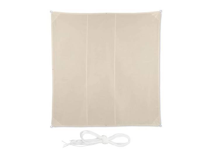 Relaxdays Beige schaduwdoek vierkant
