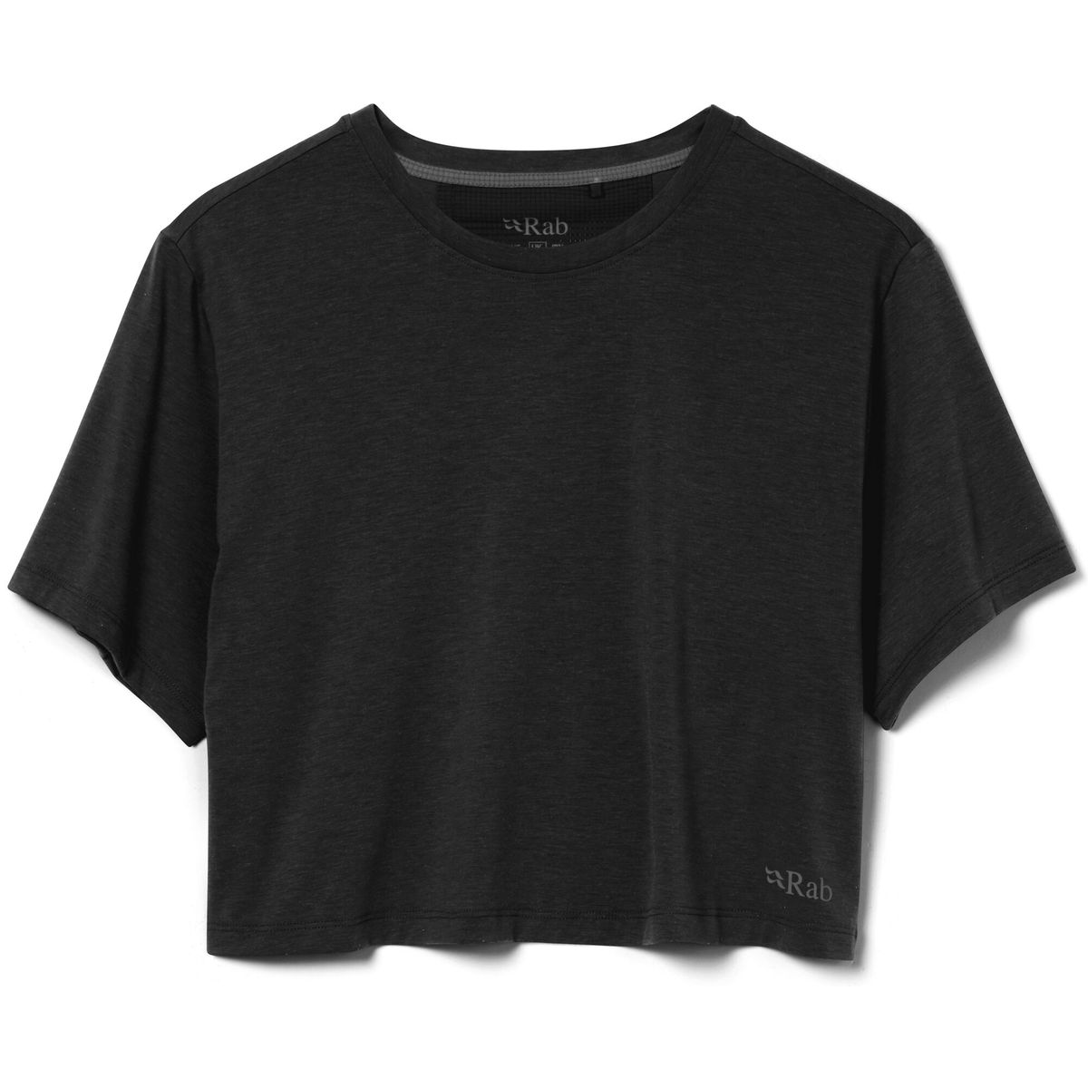 Rab Rivelin Crop Tee Wmns black (BLK) 10 QBL-77-BLK-10