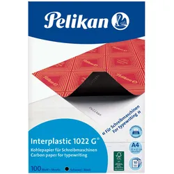 Pelikan, Bastelpapier, Kohlepapiere Interplastic (45 g/m2, 100x)