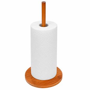 Axentia Küchenrollenhalter Dima, Bambus, braun