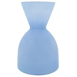 Vase Sandglass 31 cm Glas Light Blue