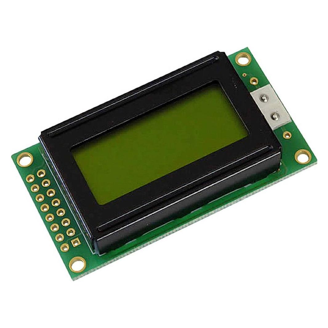 Display Electronic STN 8x2 schw./ LED-Backl (Display) (DEM08202SYH-LY)