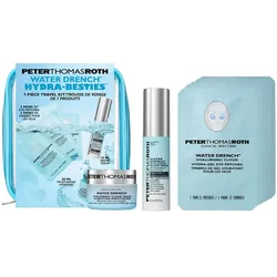 PETER THOMAS ROTH Water Drench® Hydra Besties Travel Kit (Moisturizer 20ml + Serum 15ml + Eye Patches 5 Paar)