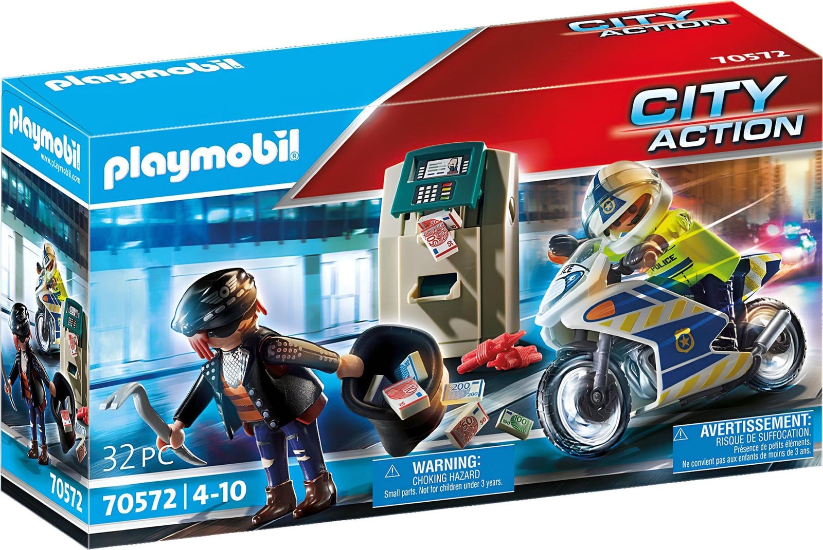 Playmobil CityAction Politie Motoragent en Dief 70572