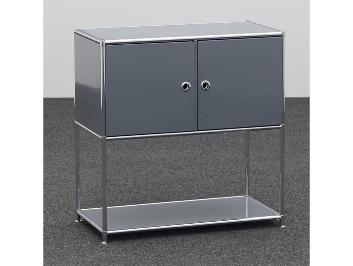 Flügeltürschränke System4 Anthrazit, ohne Schlüssel, Neu