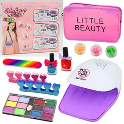 Nagel-Make-up-Beauty-Set, verstellbare Tasche, Zubehör, 20-teilig.