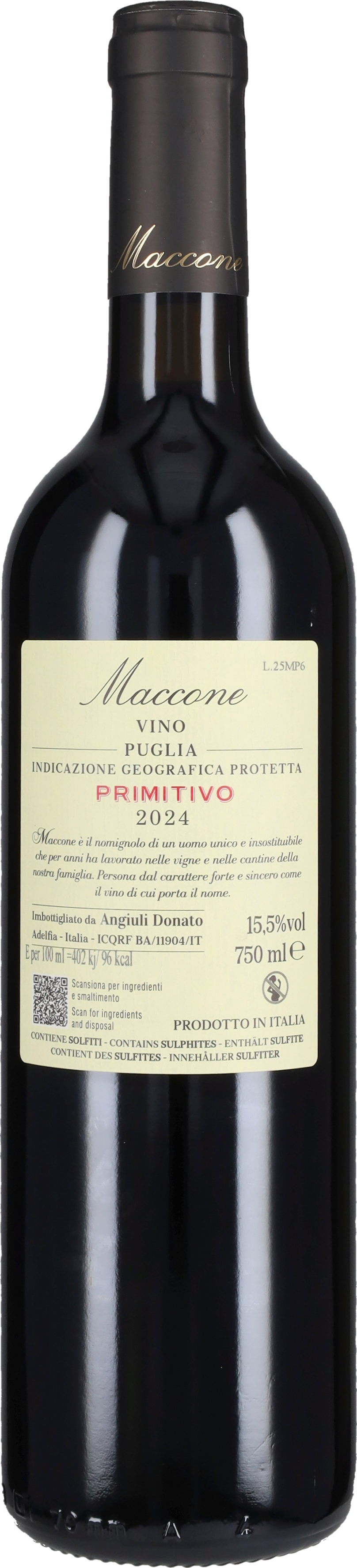 Angiuli Donato Primitivo 'Maccone' Donato Angiuli 2025