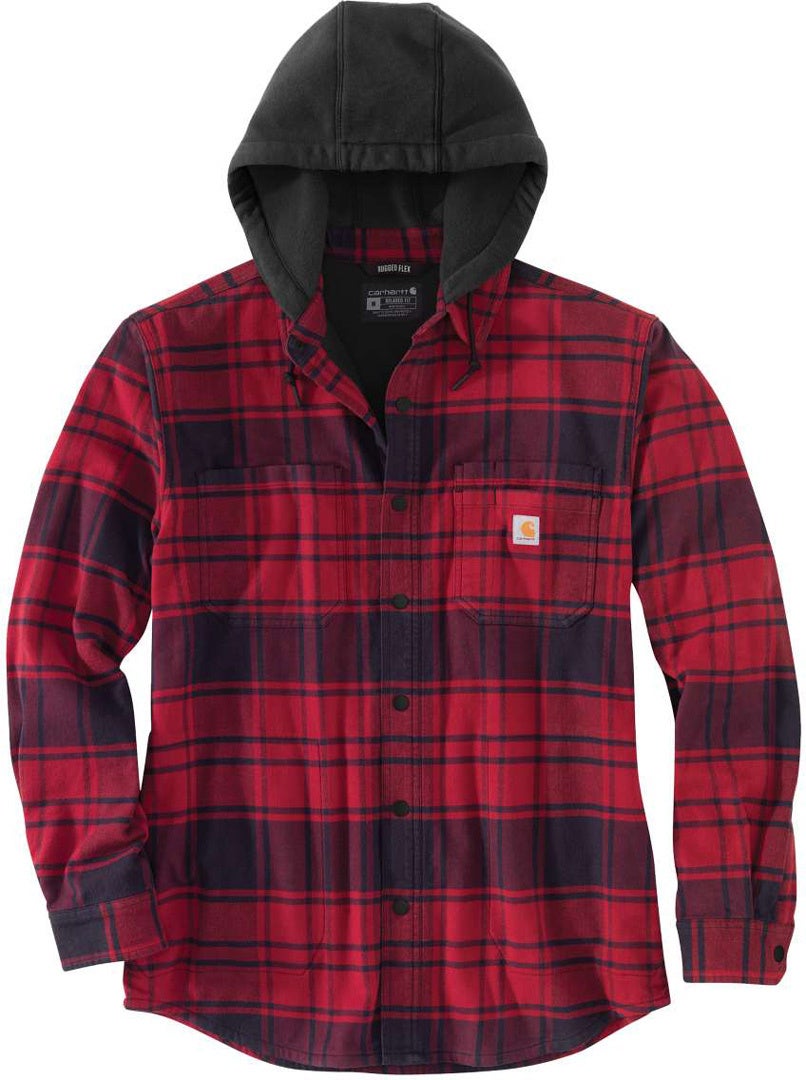 Carhartt Flannel Fleece Lined Hooded Hemd 105621-R09-S005
