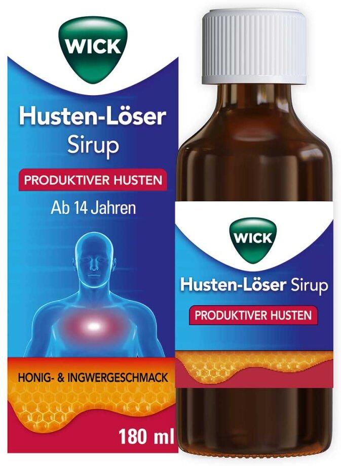 Wick Husten-Löser Sirup mit Honigaroma 200mg/15ml 180ml