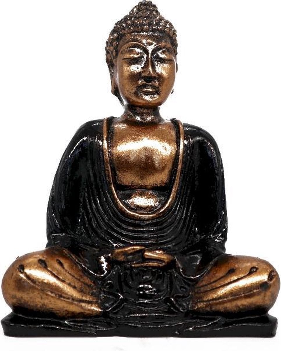 Ancient Wisdom Boeddha Zwart & Goud Medium
